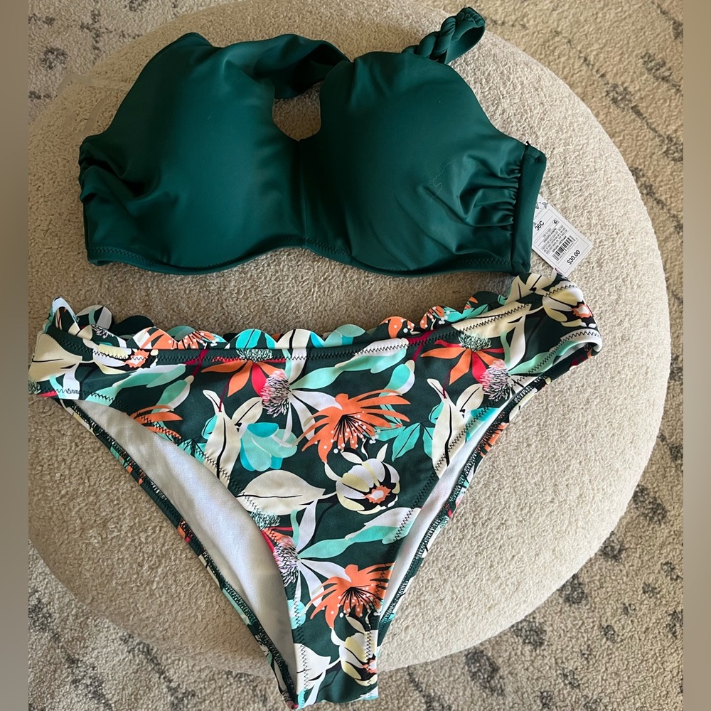 Shade and shore Green two piece set
